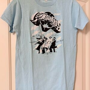 Commodores 1978 Band Tee Lionel Richie Clyde William Blue Graphic T-Shirt Med